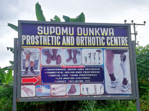 Aidworld e il Limb fitting centre - Shama - Ghana